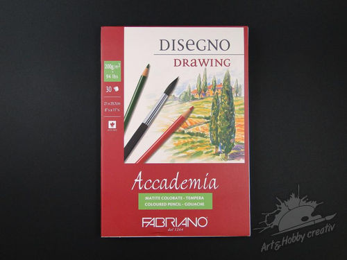 Bloc desen Accademia drawing A4 200gr/m2