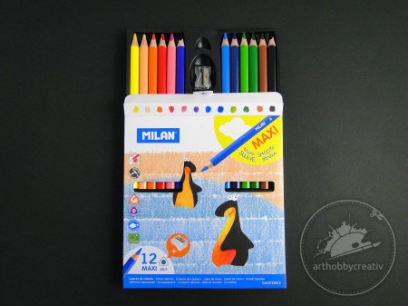 Creioane color - Milan Maxi set/12buc