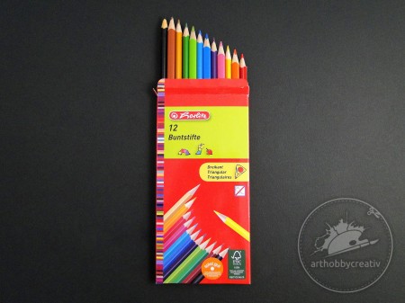 Creioane colorate - Herlitz set/12culori