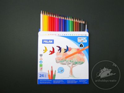 Creioane colorate acuarelabile set/24buc