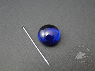 Mozaic sticla- albastru inchis ø10-12mm apch/100g