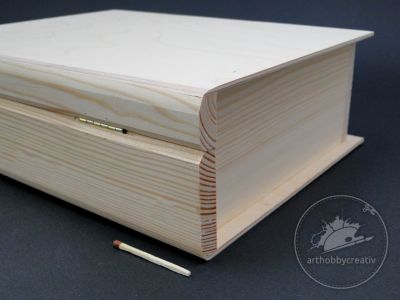 Cutie lemn tip carte 18,5x24,5cm