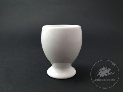 Suport ou ceramic alb - set/4buc