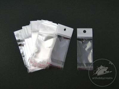 Pungulite plastic transparente 4x6cm set/100buc