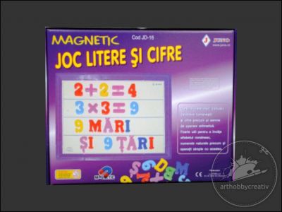 Magnetic Joc litere si cifre