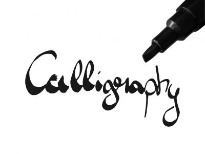 Marker negru - ArtPen Calligraphy