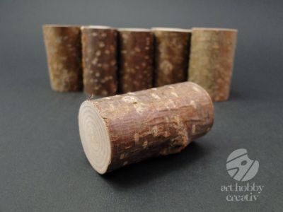 Butuci mini din lemn 5cm - set/10buc
