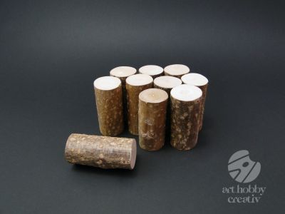Butuci mini din lemn 7cm - set/10buc