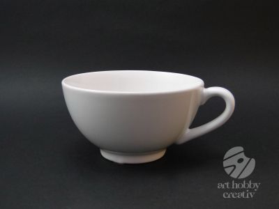 Cana ceramica Jumbo - alb 450ml