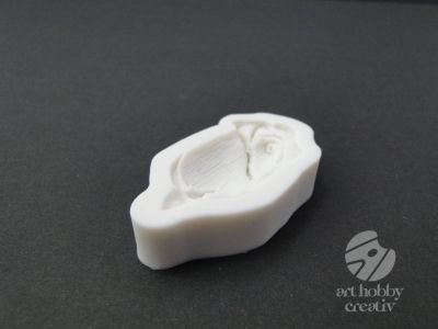 Mulaj silicon 3D - boboc de trandafir 6,5cm