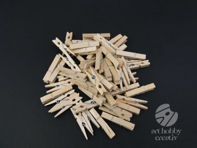 Cleme lemn natur 4,5cm set/50buc
