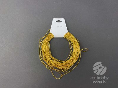 Snur elastic - auriu - 1mm/10m