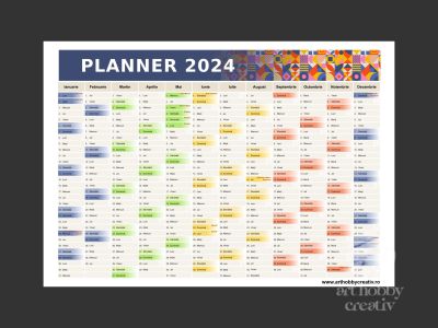 Planner 2024 - A3 - limba romana