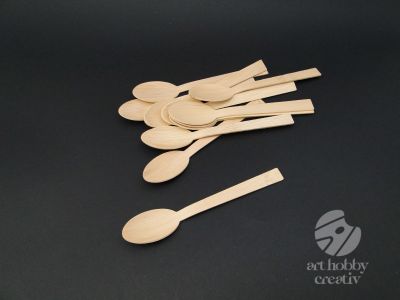 Lingura bambus - 17cm - set/12buc