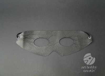 Masca Zorro din imitatie de piele - 27cm