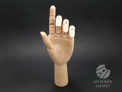 Model mana din lemn 30cm - mana stanga