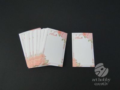 Cartonase texturate pentru martisor - model6 - set/50buc