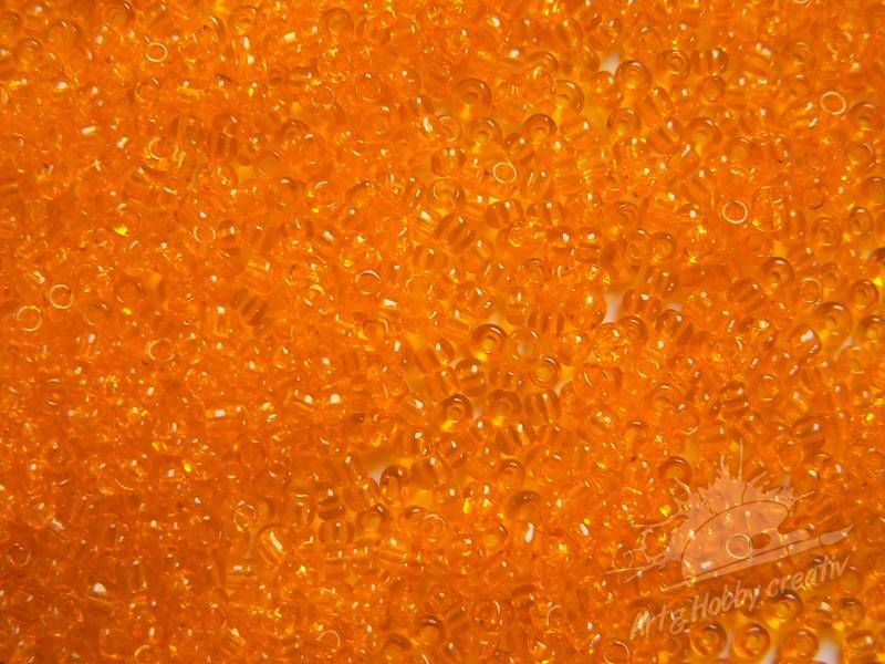 Margele transparent 2mm orange 