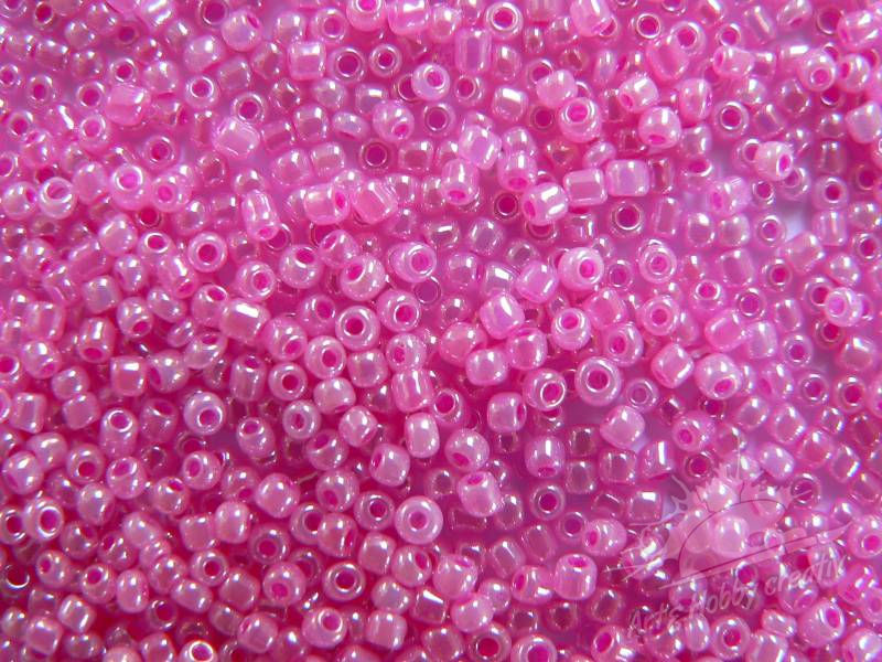 Margele sidef 2mm roz inchis (25gr)