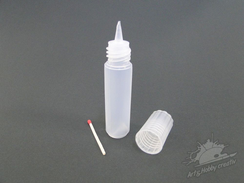 Flaconas plastic pentru adeziv - 20ml