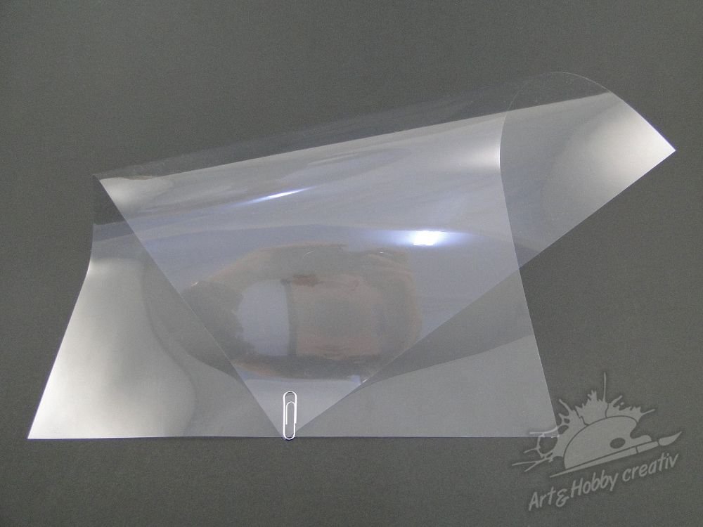 Folie plastic transparent cristal A3