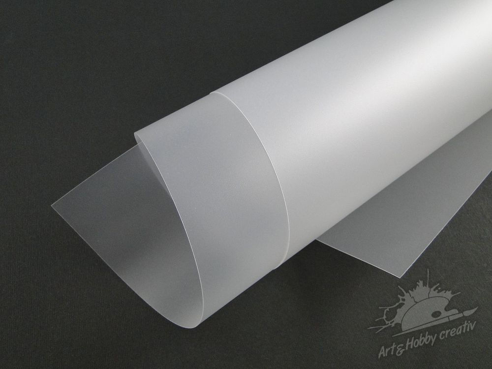 Folie plastic semitransparent 60x80cm/0,5mm