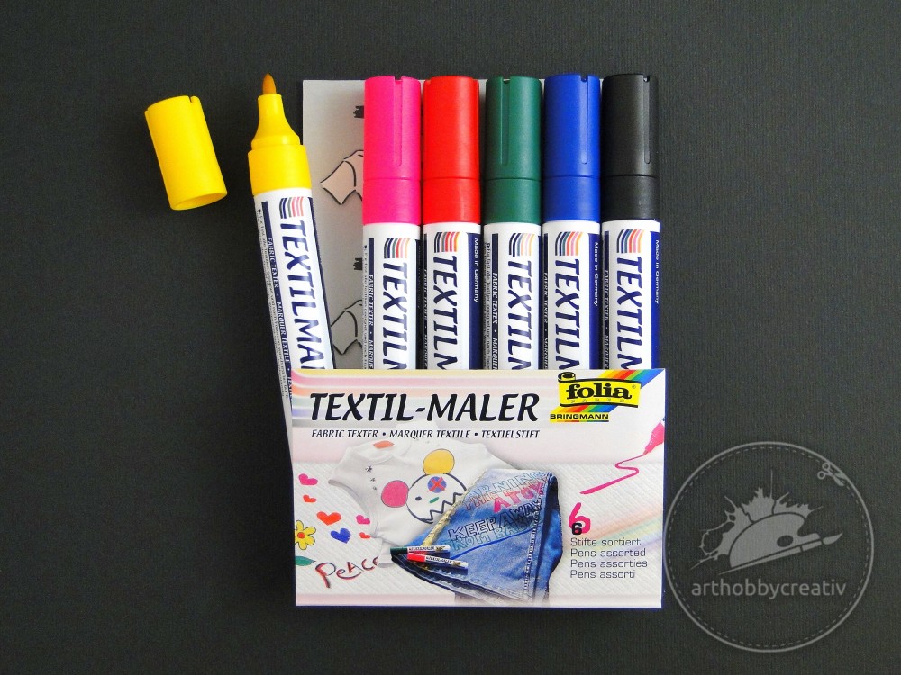 Marker pentru textile Folia set/6buc