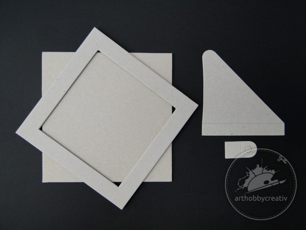 Condition Ligation Frustration Rama carton 12x12 cm - Articole, obiecte din carton si hartie presata -  Arthobbycreativ