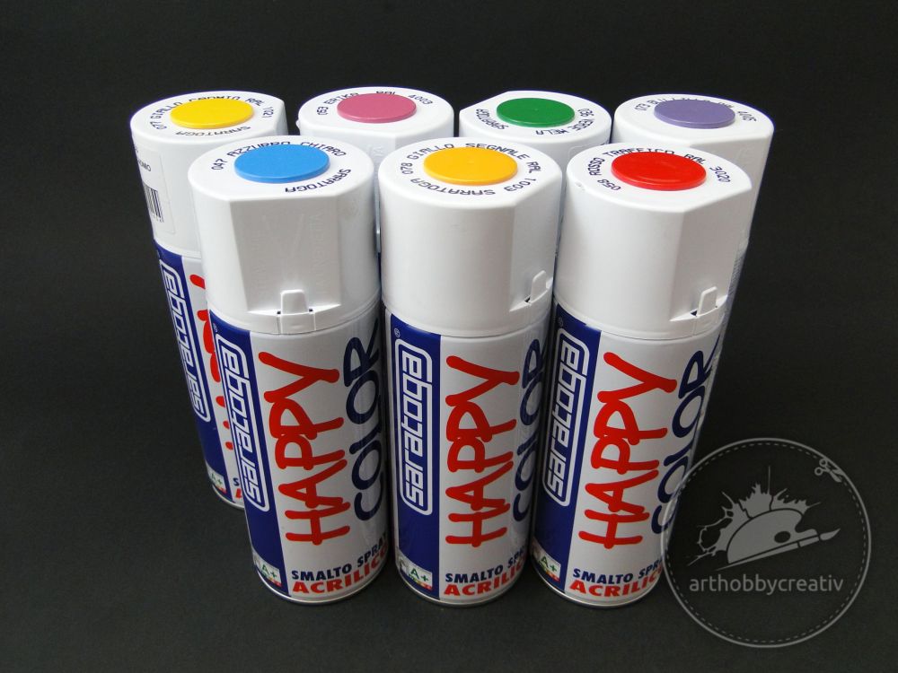 Vopsea lucioasa spray Happy Color Acrylic 400ml - Saratoga