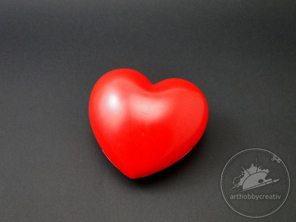 Inima plastic 8,5 cm