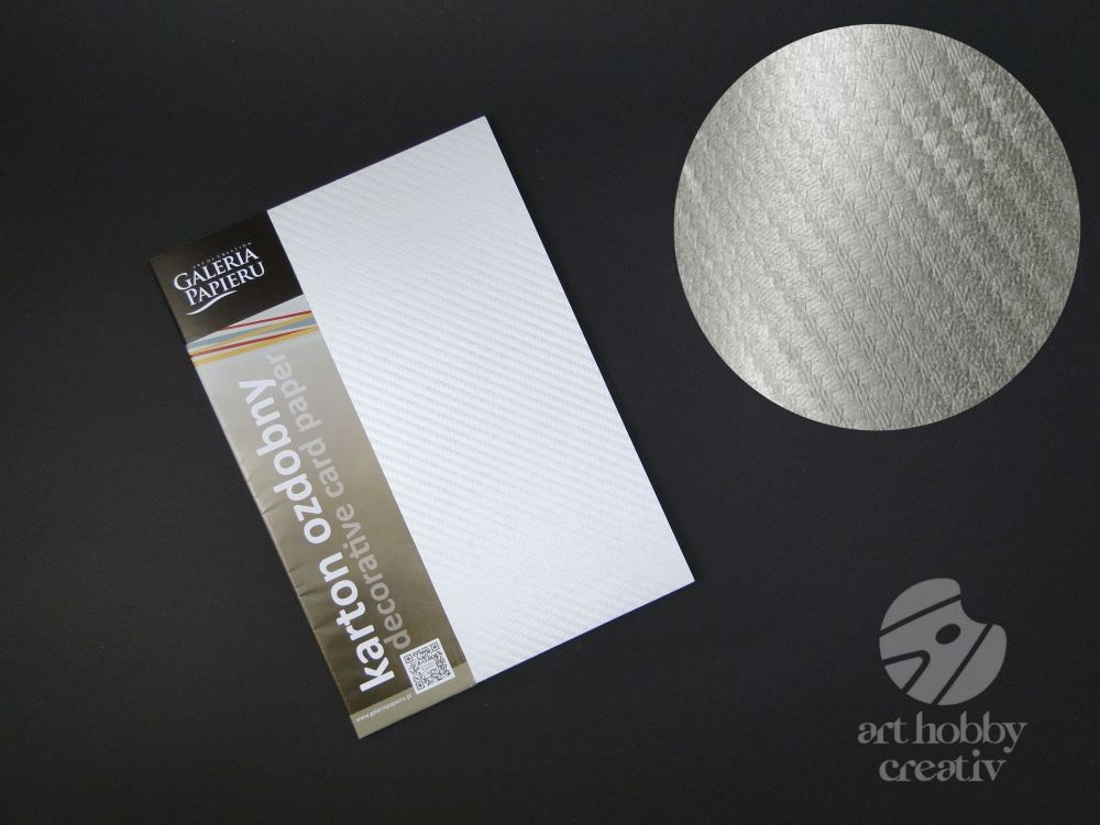 Carton special texturat - Batic - argintiu A4 set/20coli 0905