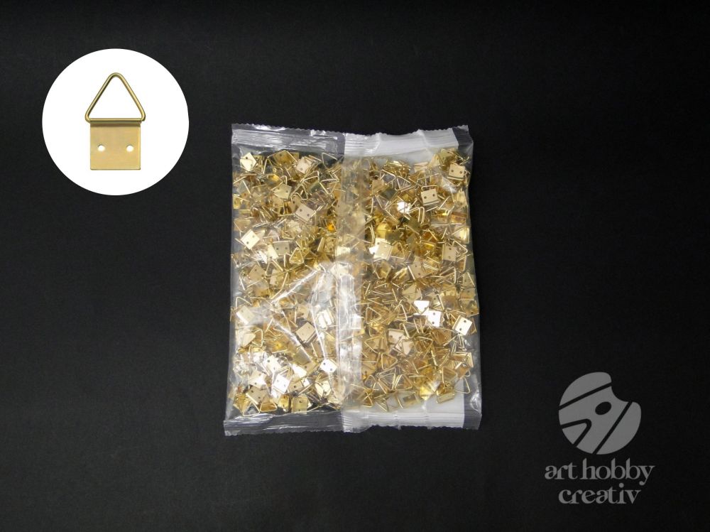 Agatator triunghiular - auriu 10mm set/1000buc