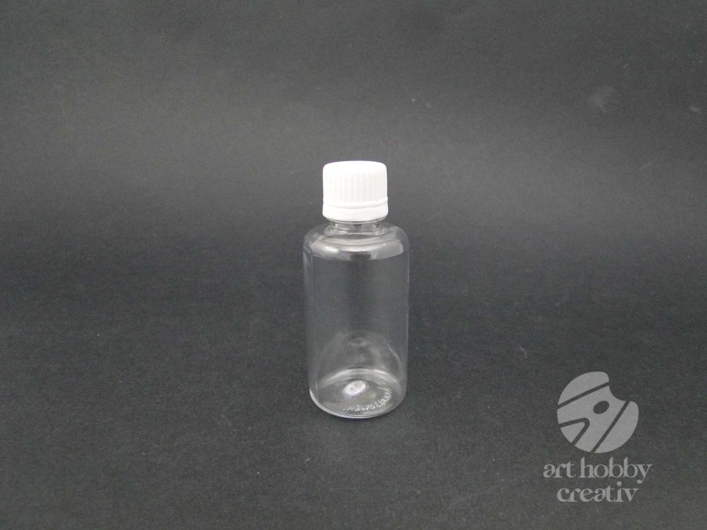 Flacon PET transparent cilindric - 50ml