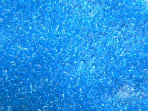 Margele transparent 2mm albastru deschis 