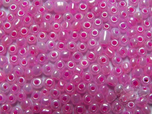 Margele sidef 4mm roz inchis (25gr)