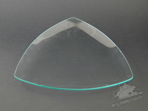 Farfurie sticla triunghiulara 13, 19, 24 sau 29 cm