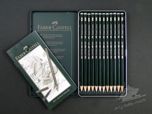 Set creioane Art 8B-2H Faber-Castell