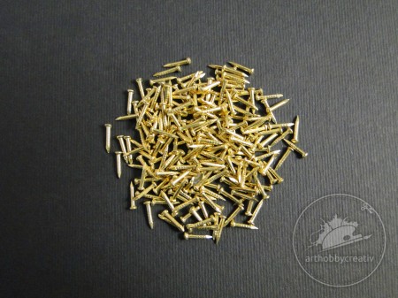 Cuie mini aurii 7-8mm / 100gr / 1400buc 