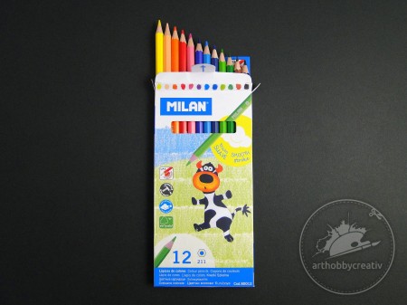 Creioane colorate - Milan set/12culori