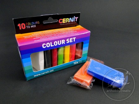 Multicolor set Cernit 10 culori X 30g