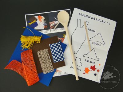 Sperietoare de ciori- pachet creativ cu lingura de lemn
