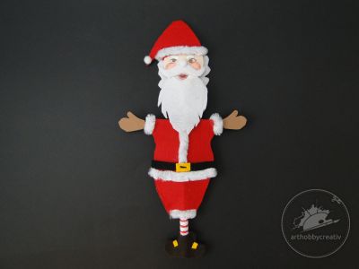 Mos Nicolae- pachet creativ cu lingura de lemn