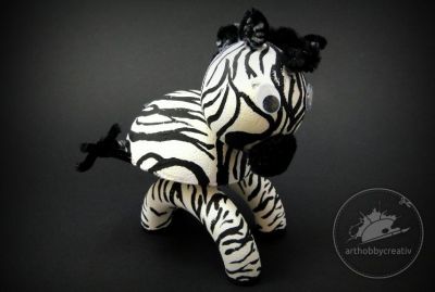 Pachet creativ din polistiren - Zebra