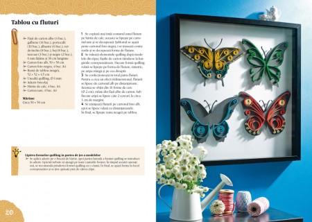 Idei creative: Quilling - decoratiuni moderne (110)