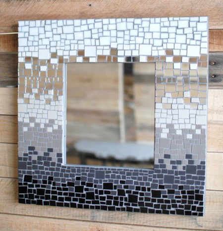 Mozaic sticla oglinda 10x10mm,125G