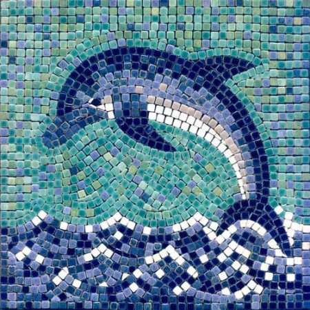 Mozaic sticla Joy teracota