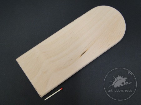 Blat lemn pentru icoane 25x10cm/10mm