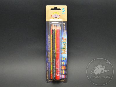 Creioane multicolore cu effect magic set/5buc