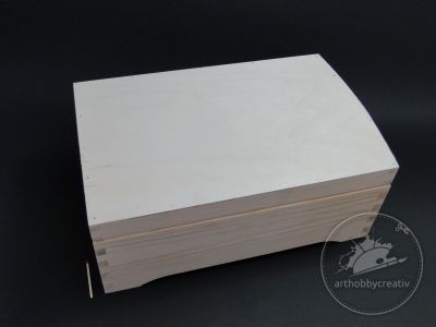 Cutie lemn cu 6 compartimente - 30x20x12cm
