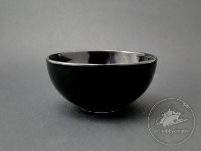 Bol ceramic negru 300 ml